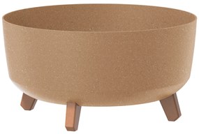Donica ogrodowa okrągła Gracia Low Eco 40 cm naturo PROSPERPLAST