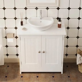 Szafka łazienkowa pod umywalkę biała