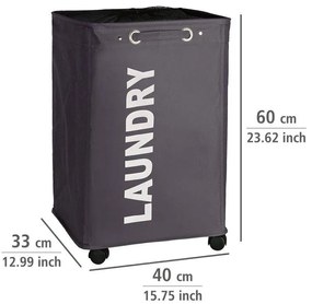 Kosz na pranie QUADRO - pojemnik 79 l, WENKO
