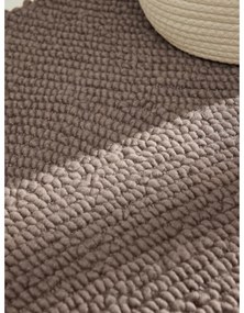 Szarobrązowy wełniany chodnik tkany ręcznie 80x200 cm Eleni Taupe – Hanse Home