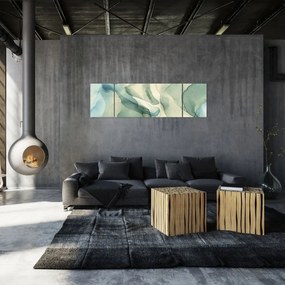 Obraz - Atramentowa abstracja (170x50 cm)
