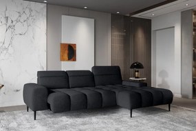 Narożnik GIANO S układ L Prawostronny z elektryczną regulacją siedziska w ktaninie AUSTIN 21 WERSAL