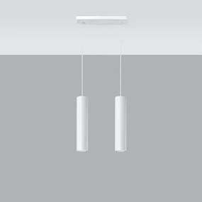 Lampa wisząca LAGOS 2 biała