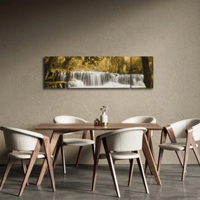 Obraz - Wodospad, vintage (170x50 cm)