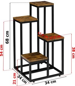Loftowy Stojący Kwietnik F5-R51