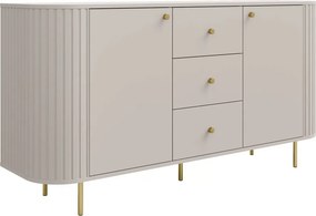Komoda Lento 165 cm z szufladami - beż piaskowy
