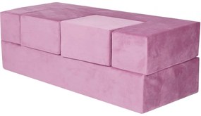 Cube sofa dziecięca, różowa - meowbaby®