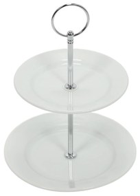 Patera dwupiętrowa z porcelany