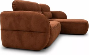 Narożnik uniwersalny Blando z funkcją spania DL i pojemnikiem na pościel – nowoczesna sofa narożna do salonu