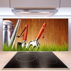 Panel Szklany do Kuchni Rustykalny Ogród i Natura