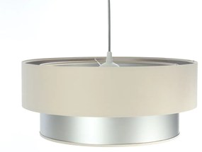 Lampa wisząca DOUBLE CREAM 50 kremowa/srebrna BPS KONCEPT