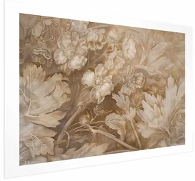 Plakat Ornamenty roślinno-kwiatowe 60x40 cm bez ramy z marginesem ARTGEIST B
