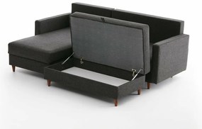 Sofa narożna Eva Left Anthracite