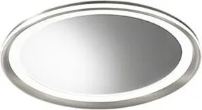 Lustro Mirò LED Ø40 cm, 38 W, tytanowo-szare, lampa ścienna i sufitowa, ciepłe światło 3000 K, nowoczesny design