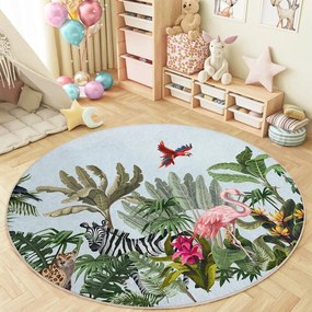 Dywan dziecięcy odpowiedni do prania ø150 cm Jungle – Mila Home