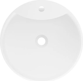 Mexen Onyx-02 umywalka wolnostojąca z konglomeratu 45 x 45 cm, biała mat - 26544500