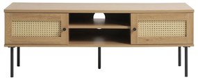 Szafka pod TV w dekorze dębu w naturalnym kolorze 120x43 cm Pensacola – Unique Furniture