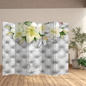 Parawan - Kwiaty lilii (210x170 cm)