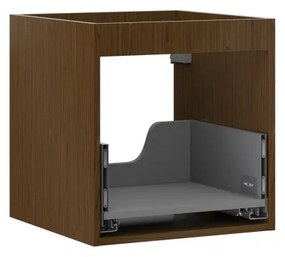 Mexen Box-A korpus szafki podumywalkowej 45 cm, 1 szuflada, orzech - 91AX0-0450-470-1-86