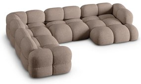 Brązowy narożnik (lewostronny/w kształcie litery U) Loretto – Cosmopolitan Design