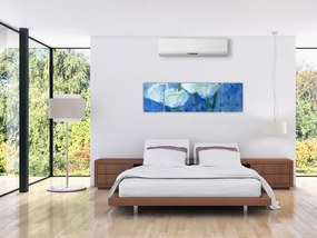 Obraz - Białe tulipany (170x50 cm)