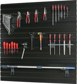 Uniwersalny hak podwójny do systemu Storia, 52 x 95 x 95 mm
