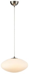 Biała lampa wisząca ze szklanym kloszem ø 38 cm Locus – Markslöjd