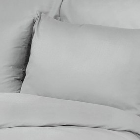 Kvalitex Pościel satynowa Luxury Collection jasnoszary, 140 x 200 cm, 70 x 90 cm