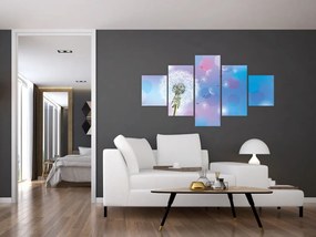 Obraz - Dmuchawiec na wietrze (125x70 cm)