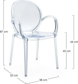 Plastikowe krzesło ogrodowe Camilla – Bizzotto