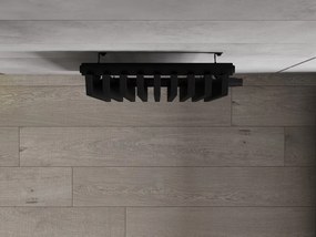Mexen Aurora grzejnik dekoracyjny 1200 x 450 mm, 917 W, czarny - W212-1200-450-00-70