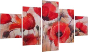 Obraz - Wilcze maki (125x70 cm)