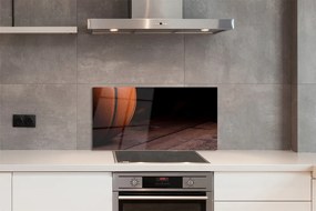 Szkło do Kuchni na Ścianę Piłka do Koszykówki na Parkiecie