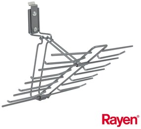 Metalowy wieszak na paski i krawaty – Rayen