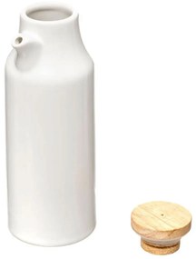 Dozowniki do przypraw na oliwę, ocet, sól i pieprz, komplet ceramiczny
