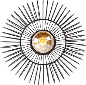 Designerska lampa sufitowa czarna - Baya