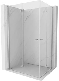 Mexen Mist-F Duo kabina prysznicowa składana lewa 115 x 75 cm, transparent, chrom - 8A6-115L-075P-01-00
