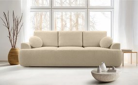 Sofa VELO z funkcja spania i pojemnikiem BEŻOWY CORAL 50