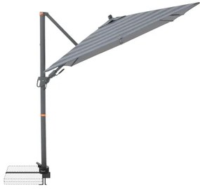 MyZone 210 x 210 cm - wahadłowy parasol ogrodowy z bocznym słupkiem : Substancja Desen - 840S