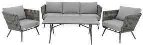 Zestaw RIVA EXPERT - zestaw ogrodowy z szarego aluminium