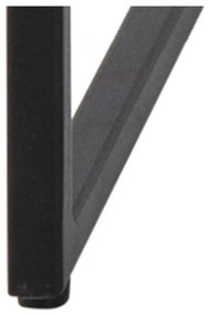 Stolik z blatem w dekorze marmuru w kolorze matowej czerni 60x120 cm Infinity – Actona