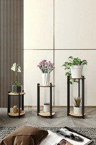 Stojak na kwiaty Flower Desk Round – dąb