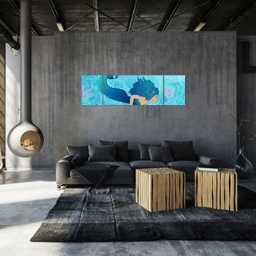 Obraz - Syrenka (170x50 cm)