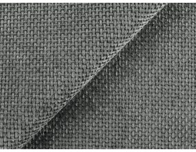 Szary narożnik rozkładany z tkaniny szenilowej ze schowkiem (lewostronny/z szezlongiem) Mele – Makamii