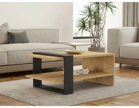 Stolik konferencyjny Yonca Anthracite and Sapphire Oak