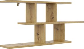 Minimalistyczna półka ścienna w kolorze dąb artisan B5-A48