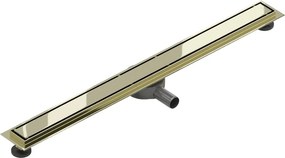 Mexen Flat 360° M13 odpływ liniowy obrotowy 2w1 100 cm, złoty - 1510100-40
