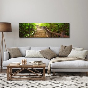 Obraz - Schody w przyrodzie (170x50 cm)
