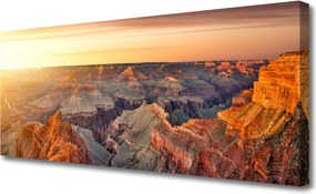 Obraz na płótnie Majestatyczne Pasmo Górskie