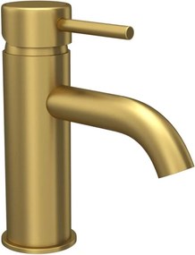 Bateria umywalkowa DRAGOR 15,6 cm – szczotkowany mosiądz